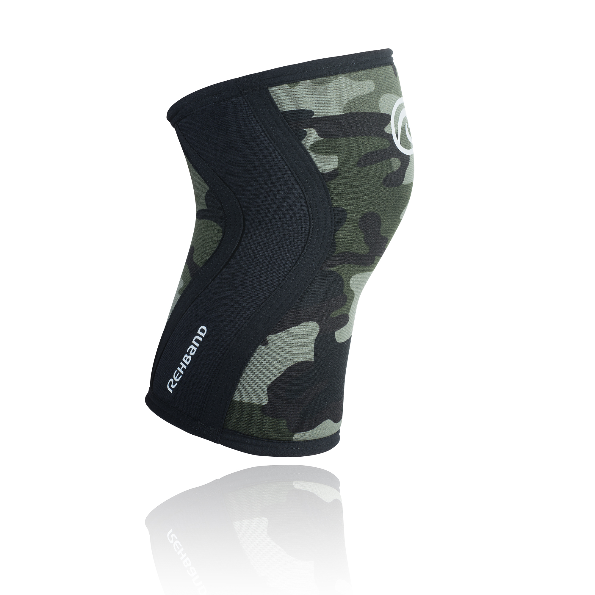 Rehband 105309 RX Knee Sleeve 5mm Knee Support CrossFit Weightlifting Steel Grey 